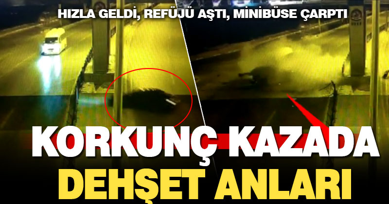 19 yaşındaki gencin öldüğü kaza güvenlik kamerasında