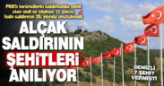 Usta birliklerine giderken  şehit edilen sivil ve silahsız 33 asker anılıyor