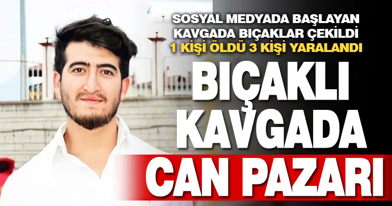 Deliktaş’ta gençler birbirine girdi: 1 ölü 3 yaralı