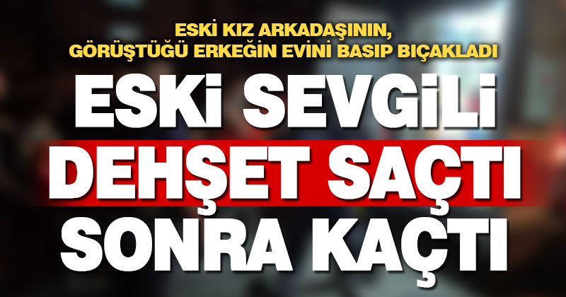 Eski kız arkadaşının görüştüğü erkeği bıçaklayan şüpheli, bıçağı da atıp kaçtı