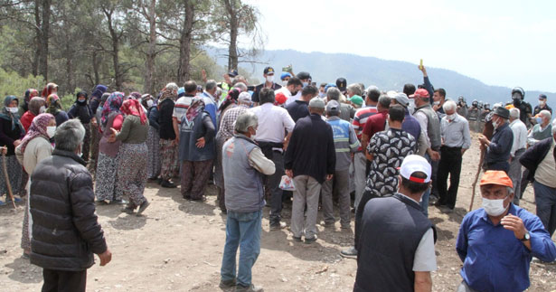 Güzelpınarlı köylülerin taş ocağı isyanı