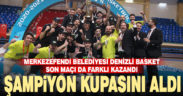 Merkezefendi Belediyesi Denizli Basket şampiyonluk kupasını aldı