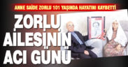Zeki ve Ahmet Nazif Zorlu’nun annesi Saide Zorlu hayatını kaybetti