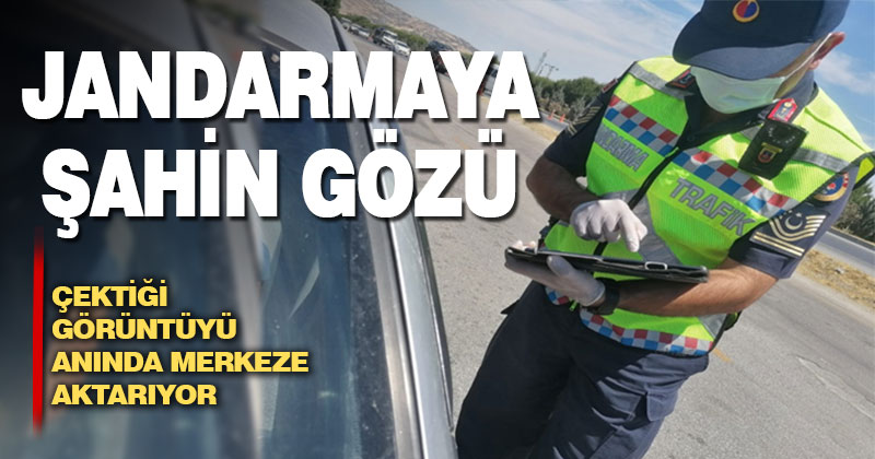 Jandarmaya özel kamera: Görüntüler anında merkeze aktarılıyor