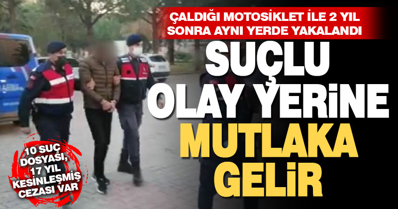 Hırsızlık yaptığı yere 2 yıl sonra yeniden gelen zanlı yakalandı