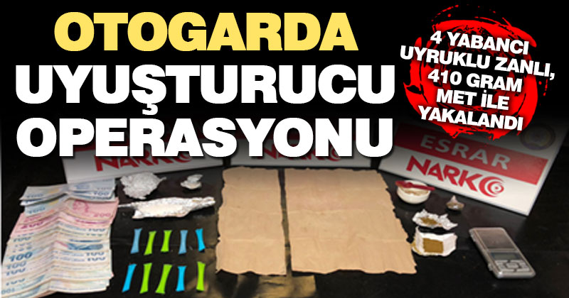 Denizli Otogarı’nda uyuşturucu operasyonu