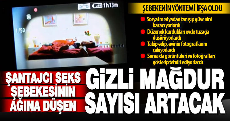 Şantajcı seks şebekesi nasıl çalışıyordu: Deliller incelenince mağdur sayısı artacak