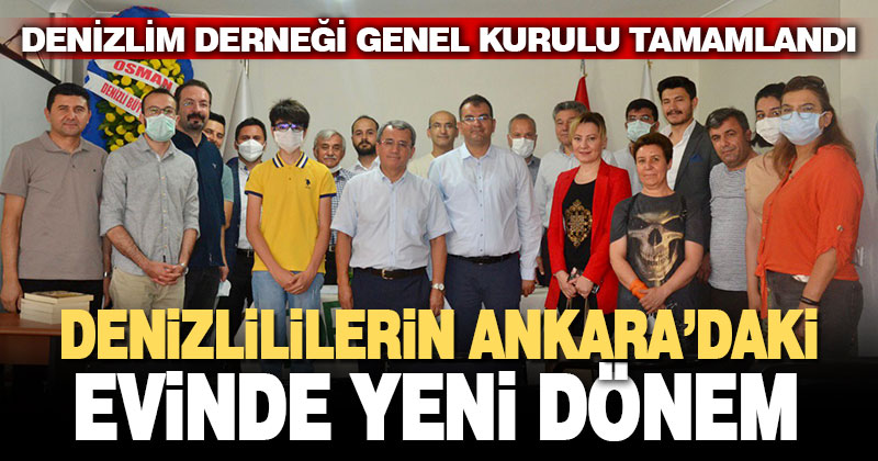 Denizlim Derneği genel kurulunu gerçekleştirdi, Keysan güven tazeledi