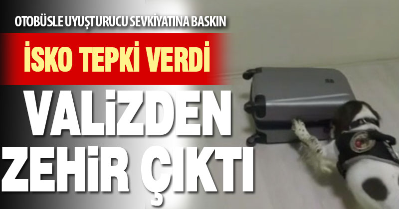 Denizli Otogarı’nda uyuşturucu operasyonu