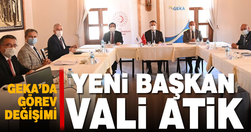 GEKA’da görev değişimi. yeni Başkan Vali Ali Fuat Atik