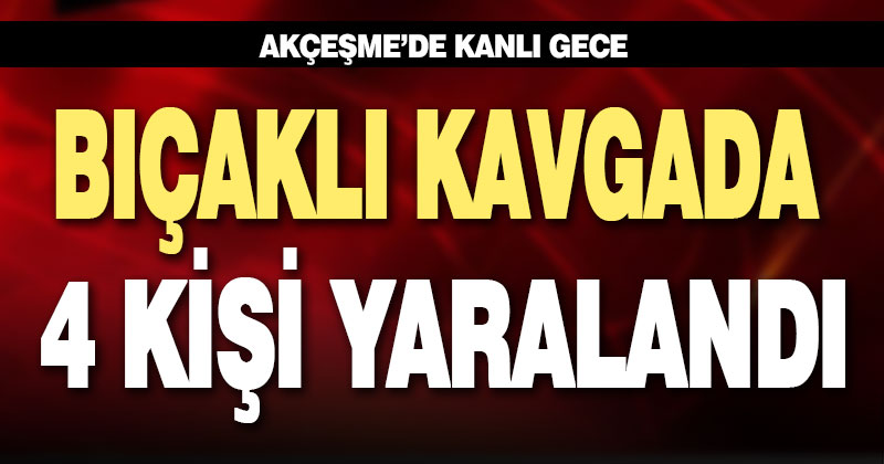Denizli’de bir iş yerinde çıkan bıçaklı kavgada 4 kişi yaralandı