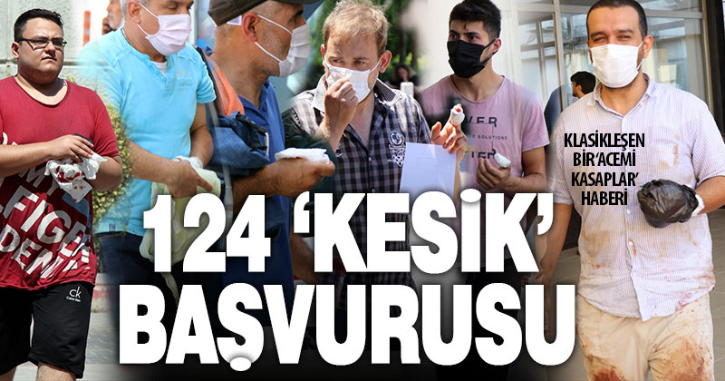 Denizli’de hastanelere 124 başvuru