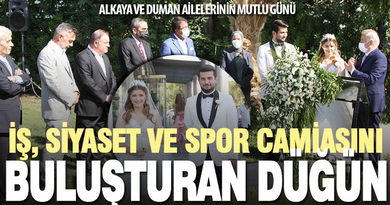 Alkaya ve Duman ailelerinin mutlu günü