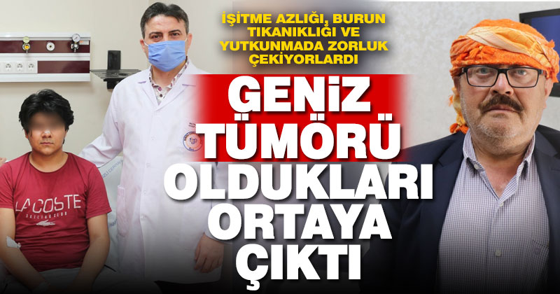 İşitme azlığı, burun tıkanıklığı ve yutkunmada zorluk geniz tümörü olabilir