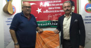 Şahin Tin, Denizli Yörükleri Derneğini ziyaret etti