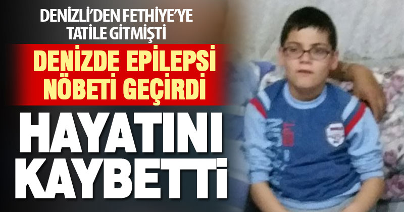 Denizde epilepsi nöbeti geçirdi, hayatını kaybetti