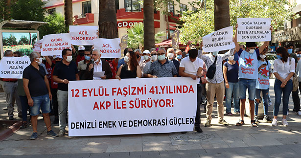 Denizli Emek ve Demokrasi Güçleri’den 12 Eylül açıklaması
