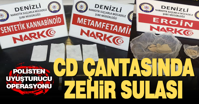 CD çantasından bin kullanımlık bonzai çıktı