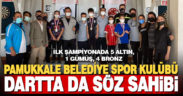 Pamukkale Belediye Spor Kulübü dartta da söz sahibi oldu