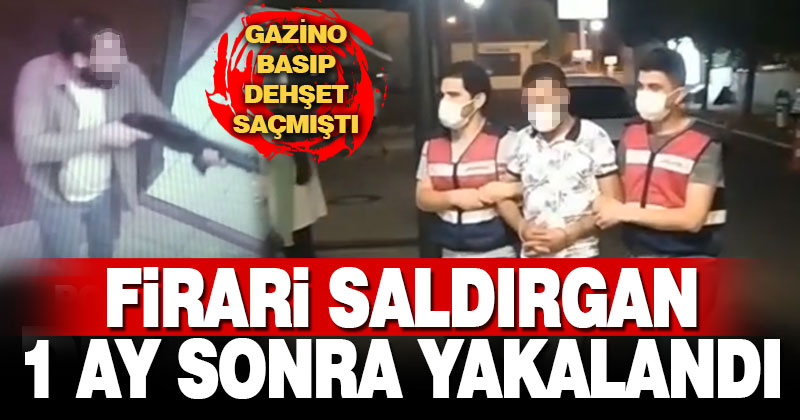 Gazino baskınının kaçan şüphelisi 1 ay sonra saklandığı apartta yakalandı