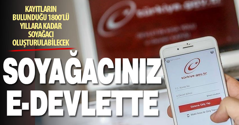 İçişleri Bakanlığı ‘soyağacı oluşturma’ hizmetine başlandığını duyurdu
