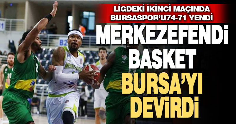 Merkezefendi Belediyesi Denizli Basket Bursaspor’u yendi