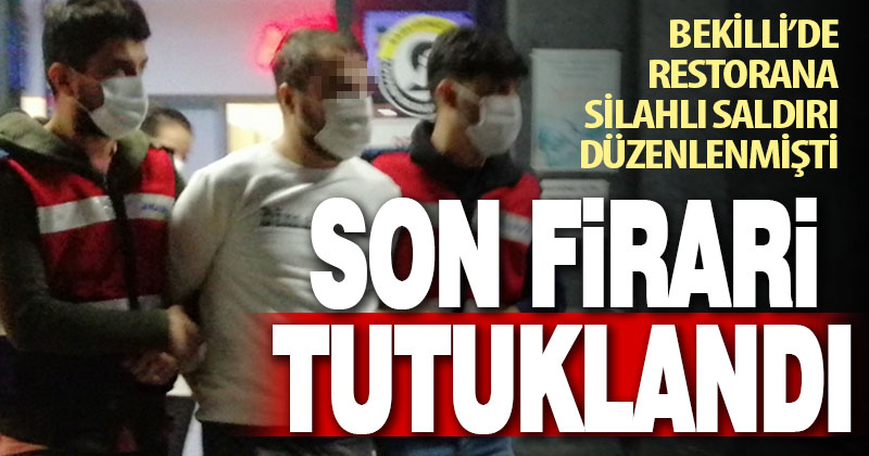 Gazinoya silahlı ile ilgili aranan son zanlı yakalandı