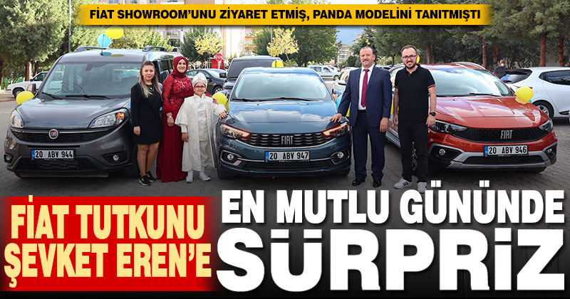 Fiat Tutkunu Şevket Eren’e Yön Otomotiv’den Sürpriz!