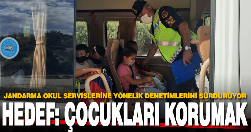 Jandarmadan okul servisi denetimi: 54 şoföre işlem yapıldı, 7 araç trafikten men edildi
