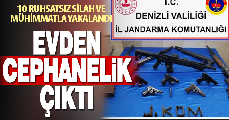 Bekilli’de ruhsatsız silahlarla yakalanan zanlı gözaltına alındı