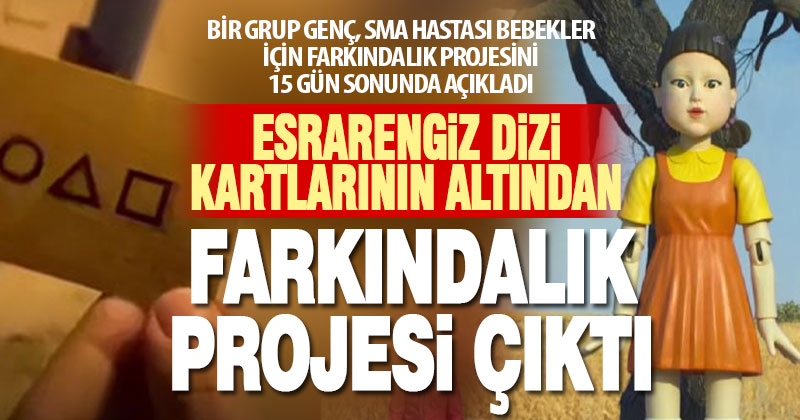 Denizli sokaklarında dolaşan Squid Game kartlarının sırrı çözüldü