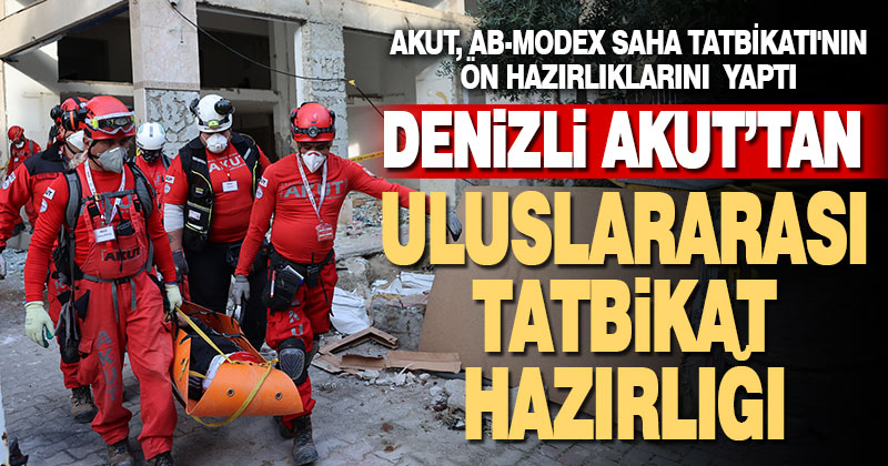 AKUT uluslararası tatbikata hazırlandı