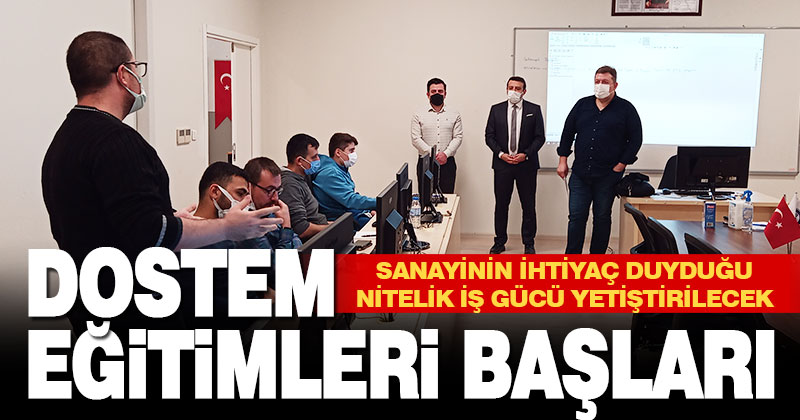 Denizli OSB Mesleki Eğitim Merkezi “DOSTEM” eğitimlere başladı