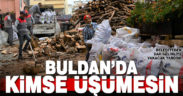Buldan Belediyesinden yakacak yardımı