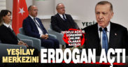 Yeşilay Danışmanlık Merkezi’ni Cumhurbaşkanı Erdoğan açtı