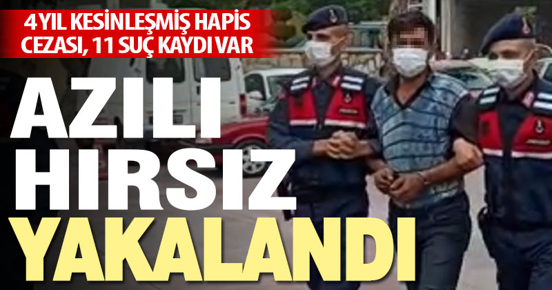 4 yıl hapis cezası bulunan hırsız yakalandı