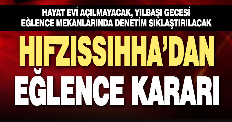 Denizli Hıfzıssahha Meclisi’nden eğlence kararı