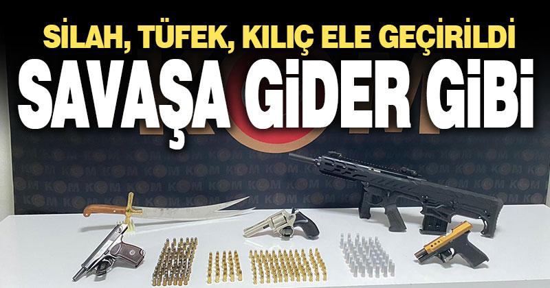 Polisten silah operasyonu