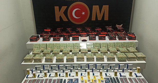 Denizli’de kaçakçılık operasyonları