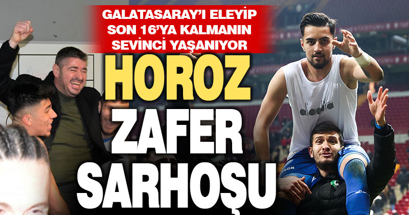 Denizlispor zafer sarhoşu