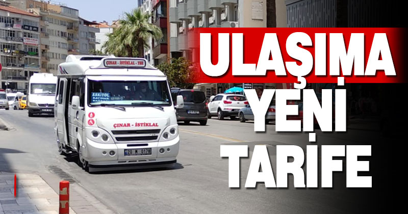 Denizli’de ulaşım, yeni yılda zamlı olacak
