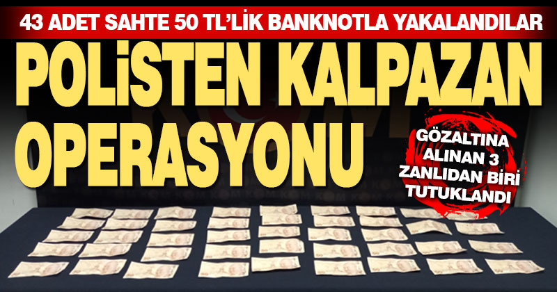 Denizli polisinden kalpazan operasyonu