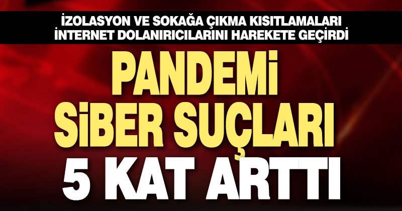 Pandemi süreci siber suçları artırdı