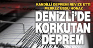 Denizli 3.6 büyüklüğünde depremle sarsıldı