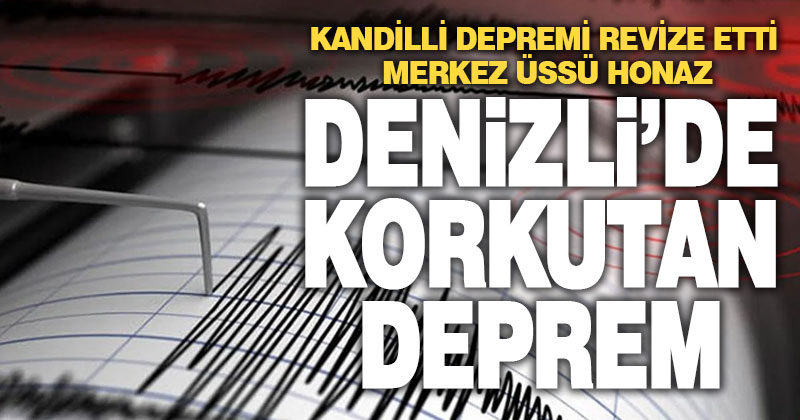 Denizli 3.6 büyüklüğünde depremle sarsıldı