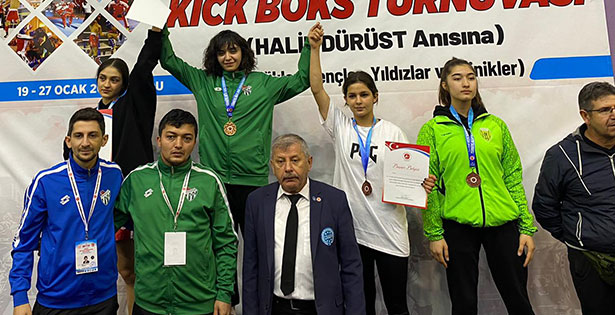 Denizlili sporcu Selvinaz, Türkiye 2’ncisi oldu