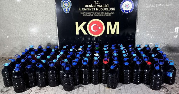 Polis kaçak içkiye geçit vermiyor