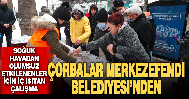 Merkezefendi’de karla mücadele devam ediyor 