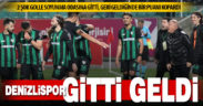 Denizlispor’un umut vaat eden futbolu 1 puanı getirdi