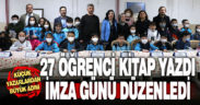 Denizli’de 27 ilkokul öğrencisi, hikaye kitabı yayımladı